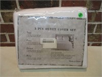 3 PC Duvet Cover - King Size - NEW