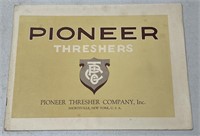 Pioneer Threshers Farm Machinery Brochure /