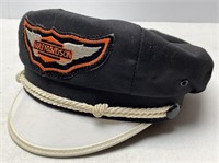 Vintage Harley-Davidson Captains Hat 
Size 6-5/8