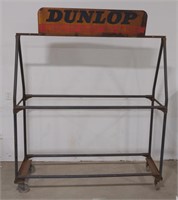 Vintage Dunlop Tire Rack