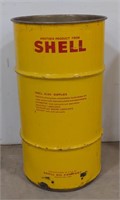 Vintage Shell Oil Barrel 12"x26"