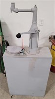 Vtg Bowser hand pump oil dispenser