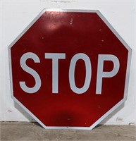Metal Stop Sign 30"