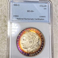 1880-O Morgan Silver Dollar NNC - MS64+