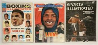 Vintage Boxing Magazines Clay, Leon, Patterson