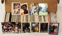 Box of Mixed Basketball w Some Football Cards