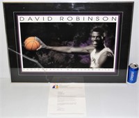 David Robinson Autograph Framed Photo