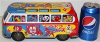 80's Ichiko Japan Tin Toy VW Bus Friction Powered