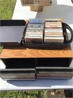 COUNTRY CASSETTE TAPES, VHS, STORAGE