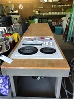 Cookin Table 220 volt 24" wide x 37' ling & 37" h