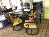 Patio Table with 6 Chairs