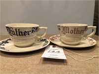 Mother & Father Cup & Saucer