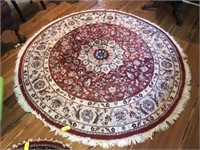 ORIENTAL ROUND DECORATIVE RUG