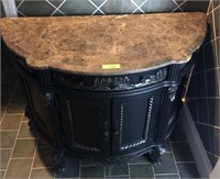 FRENCH STYLE COMMODE TABLE GRANITE TOP