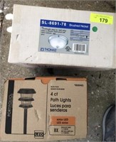 2 PC CEILING LIGHT AND OUTDOOR LIGHTING