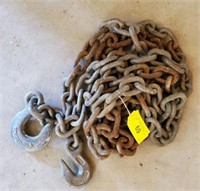 CHAIN W/2 HOOKS APPROX. 20’