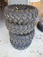 SET OF 4 ATV TIRES FRONT AND REAR, RANGER 27 X 9