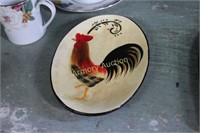 ROOSTER DECORATED PLAQUE