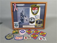 911 Memorial Picture and Patches