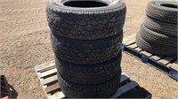 4 Tires used Grizzle  265-65R17