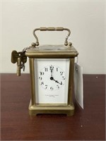 Brass Carriage Clock by Tilden-Thurber Co.