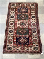 Hand made Oriental Throw Rug - 40" x 64"