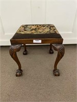 Chippendale Style Claw and Ball Feet Stool