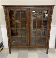 Antique Two Door Bookcase