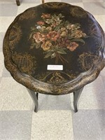 Hand Painted Oval Tea Table