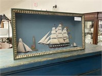 Early Schrooner Sailing Diorama