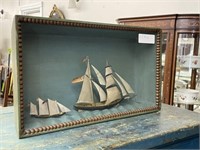 Early Sailing Vessel Diorama