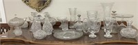 Pressed Glass Decanters, Vases, Pitchers & More