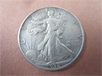 Rare 1938 - D Walking Liberty 1/2 Dollar