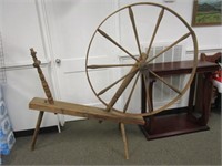 Vintage Large Spinning Wheel - Pick up only