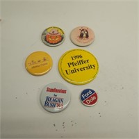Political Pins and Others