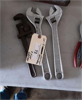 Crescent and Pipe Wrenches