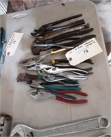 Lot of Pliers and Channel Locks