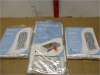 Two Dress Bags & Underbed Bag