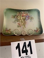 China Tray With Small Chip (Bedroom 1)