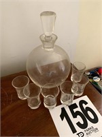 Decanter With Glasses (Bedroom 1)