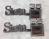 2 GMC sierra 35 emblems