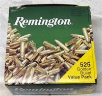 525 Rds Remington 22 Long rifle Hollow points