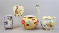 Grouping of Five Porcelain Vases