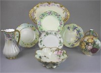 Haviland Limoges Hand Painted Porcelain Grouping