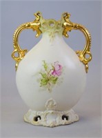 Royal Worcester Style 2 Handled Vase