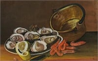 Pastel on Paper Oysters