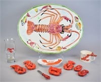Grouping of Lobster & Crab Items