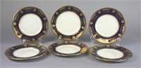 Set of 6 Mintons for Tiffany & Co. Dessert Plates