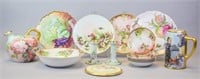 Grouping of Porcelain Plates, Candlesticks & More