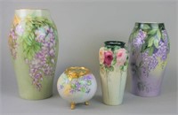 Grouping of Four Porcelain Vases